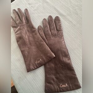 Driving gloves leather Coach